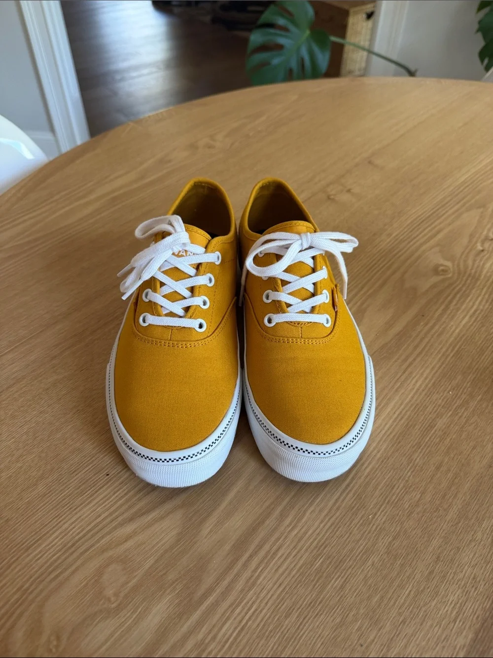 Vans Women’s Doheny Decon Golden Yellow Canvas Sneakers 9